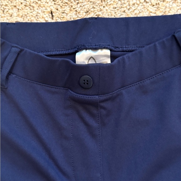 Yogipace XS Tall Navy Sporty Flare Yoga Pants – Pull-On, Stretchy, Back Pockets - Picture 5 of 10